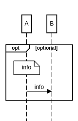 sequence diagram opt fragment example